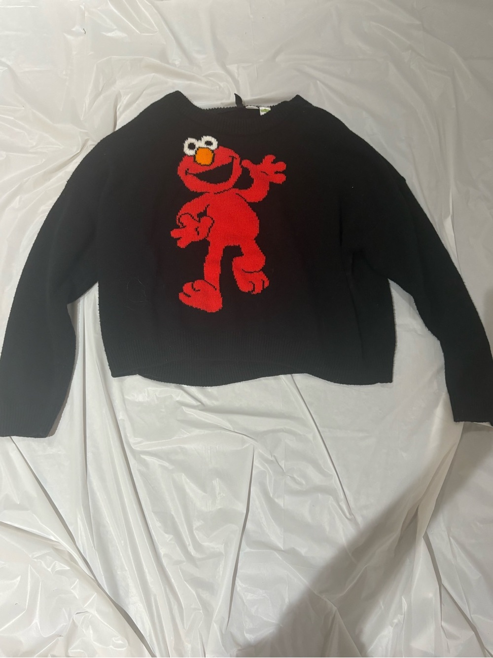 Black Elmo Knit Sweater - Women